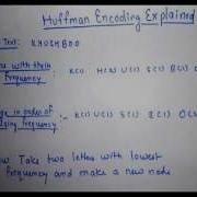 HUFFMAN ENCODING A SHORT EXAMPLE