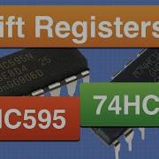 74HC595 74HC165 Shift Registers With Arduino