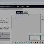 24 To 12 FreeCodeCamp Daily Coding Challenge JavaScript