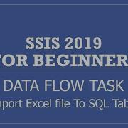 SSIS 2019 Data Flow Task Import Excel File Into SQL Server Table