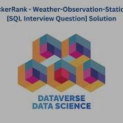 HackerRank Weather Observation Station 7 SQL Interview Question Solution