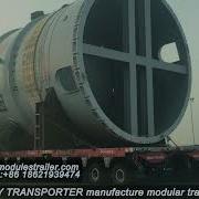 SPMT 32 Axle Transport 680tons Reactor Self Propelled Modular Transporter Scheuerle 2 43mwidth SPMT