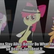 PMV Beat It Lyrics Black Gryph0n And Apple Bloom HD