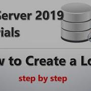 How To Create A New Login In Microsoft SQL Server 2019