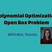 Polynomial Optimization Open Box Problem