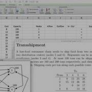 Linear Programming Transshipment With Excel Solver Network Flows Part 3
