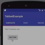 Creating Tabs In Android Studio With Tabbed Activity