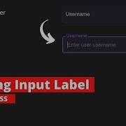 Animated Floating Input Label In HTML And CSS Input Floating Label With Source Code 2022