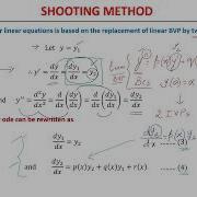 LINEAR SHOOTING METHOD