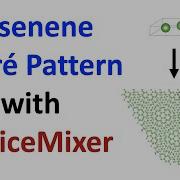 Создайте гетероструктуру с муаровым узором Арсенена с помощью LatticeMixer