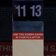 How To Set Clock Screensaver On PC Laptop Shorts Pctips