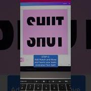 CANVA VIDEO HACKS Animated Text Split Canvatutorial Canva Canvatips Blackpink Kpop