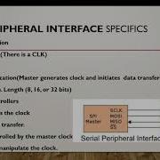 Lecture 8 Serial Communication Serial Peripheral Interface SPI