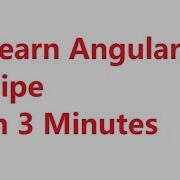 Learn Angular Pipe In 3 Minutes