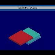Simple Stack Game Using JavaScript