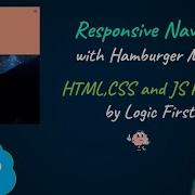 Responsive Navbar With Hamburger Menu HTML CSS And JavaScript Project Logic First Tamil