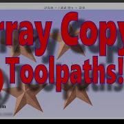 Using The Array Copy Toolpath Option In Vectric Software