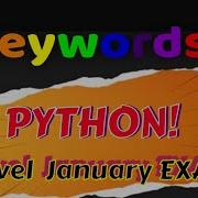 Python Keywords Keywords In Hindi Python Tutorial M3r5 Python O Level Exam