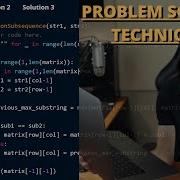 Problem Solving Techniques For Programming Problems Interviews