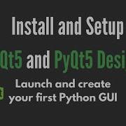 Установка и настройка PyQt5 и Qt Designer руководство по PyQt5