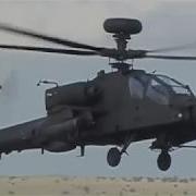 AH 64 Apache Attack Helicopter Shooting M230 30mm Auto Cannon