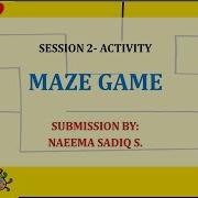 Section 2 Activity Maze Game Using Python In Pictoblox