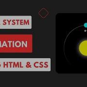 Solar System Animation HTML CSS