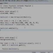 Processing Particle Fountain Tutorial 2