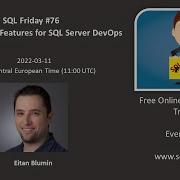 SQL Friday 76 SSDT Tools And Features For SQL Server DevOps