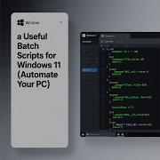 Полезные пакетные скрипты для активации Windows 11 Автоматизируйте свой ПК хинди английский