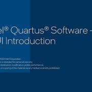Intel Quartus Software GUI Introduction Part 1 Of 6