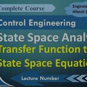 Transfer Function To State Space Equations Solved Example