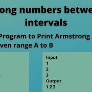 Python Program To Print Armstrong Numbers Between Two Intervals CCBP Coding Assignment 15 Question