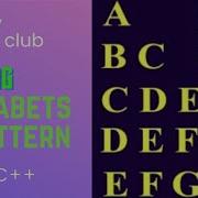 Printing Alphabet Pattern Python Program Shorts