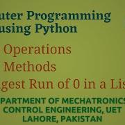 Python Programming Basics To Advanced List Operations And List Methods Lab 17