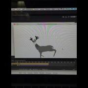 Adobe Flash Animation Running Creature