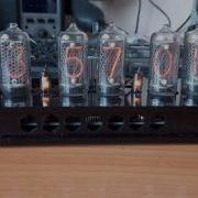 IN 8 2 Nixie Clock Spinning Numbers