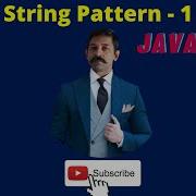 String Pattern Programming Using Substring And Nested For Loop