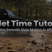 Создайте невероятно плавное замедленное движение с помощью эффекта Bullet Time в After Effects