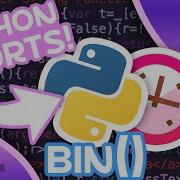 Bin In Python Convert Numbers To Binary Decimal
