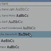 FontChooserComboBox Demo