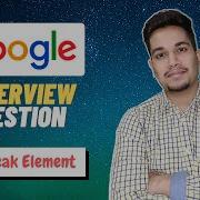 GOOGLE Coding Interview Question Find Peak Element Leetcode 162