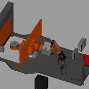 KUKA Robot Welding Cell Simulation Reach Access Study