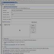 The Android Manifest File