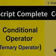 Conditional Operator Ternary Operator 14 Js Tutorial In Pashto
