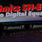Technics SH E85 Rare 90 S Vintage Digital Graphic Equalizer