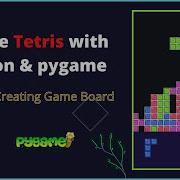 Creating Game Board Tetris PART 1 Python Pygame Shorts