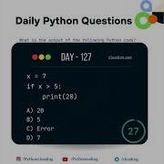 Python Coding Challenge Day 127 What Is The Output Of The Following Python Code