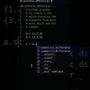Python Program To Find Symmetric Difference Of Sets Python Set Tech Blooded Shorts