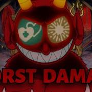 Can I Beat Cuphead With The TRUE WORST DAMAGE Uncharged Charge Shot Twin Hearts No EX No Super